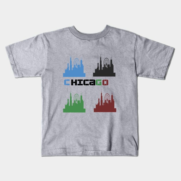 I Love Chicago Kids T-Shirt by TL0923